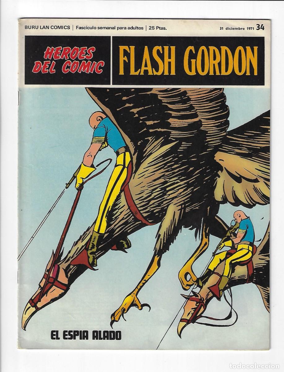 C&oacute;mics: Buru lan. H&eacute;roes del c&oacute;mic. Flash Gordon. 34 - Foto 1