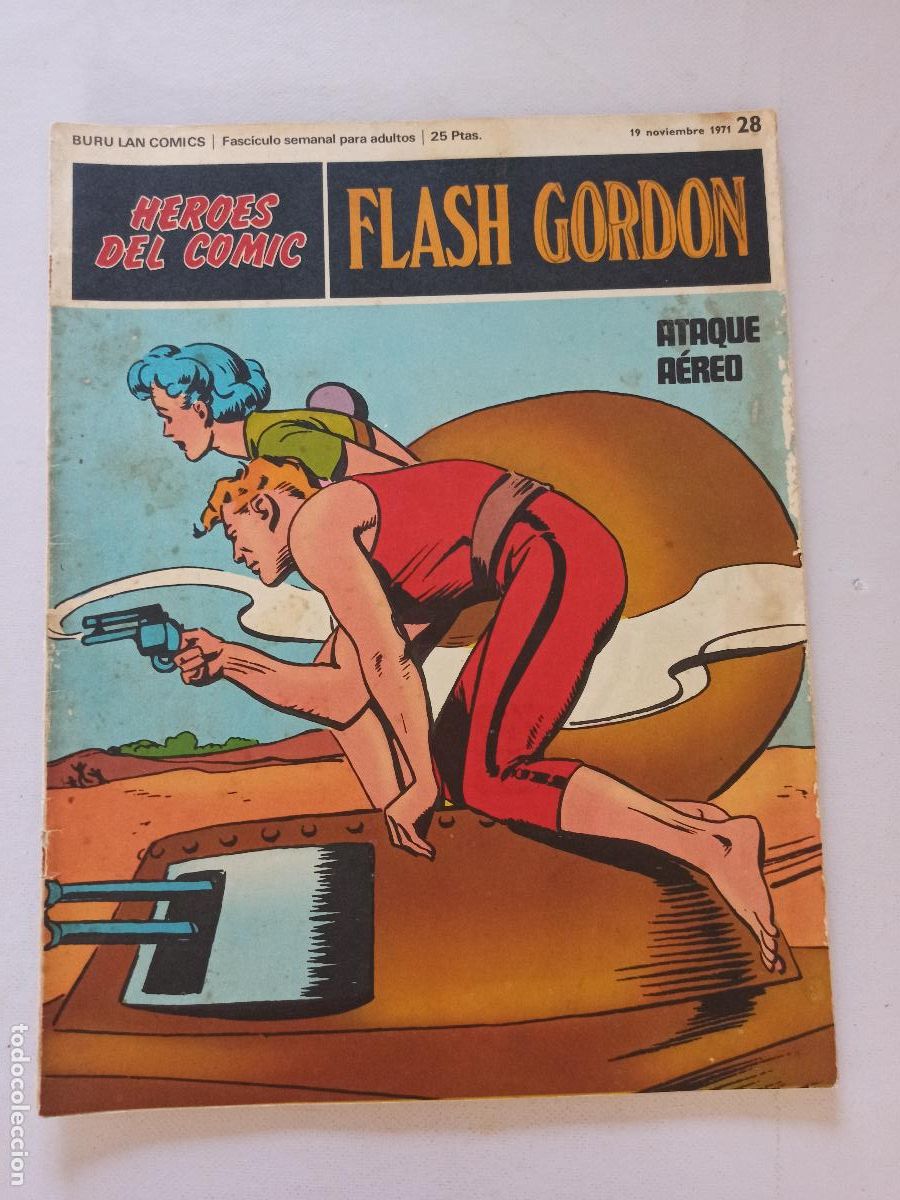 C&oacute;mics: FLASH GORDON N&ordm; 28 - HEROES DEL COMIC - BURU LAN (L) - Foto 1