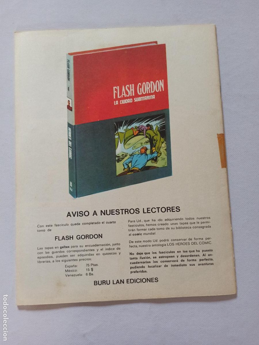 C&oacute;mics: FLASH GORDON N&ordm; 48 - HEROES DEL COMIC - BURU LAN (Q1) - Foto 3