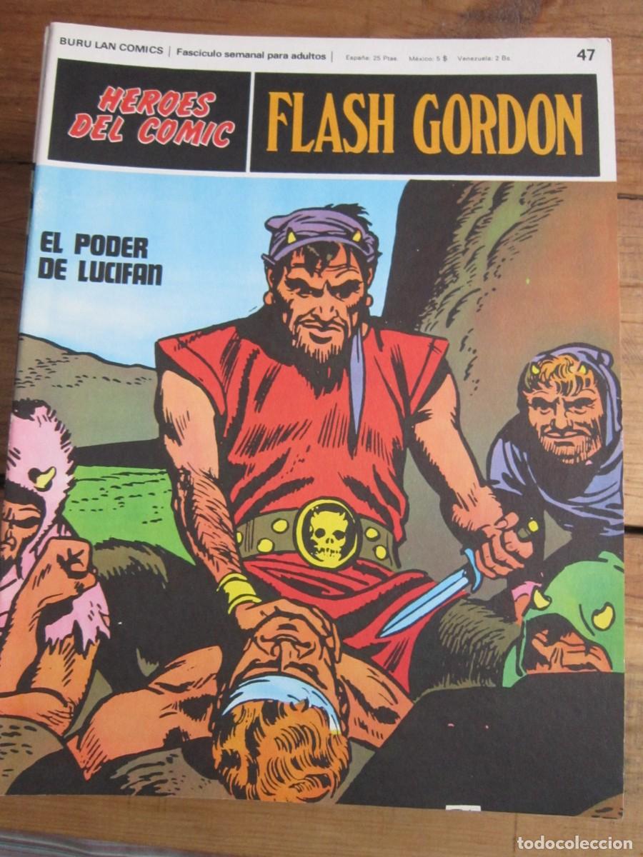 C&oacute;mics: FLASH GORDON N&ordm; 47. EL PODER DE LUCIFAN. HEROES DEL COMIC BURU LAN. EXCELENTE - Foto 1