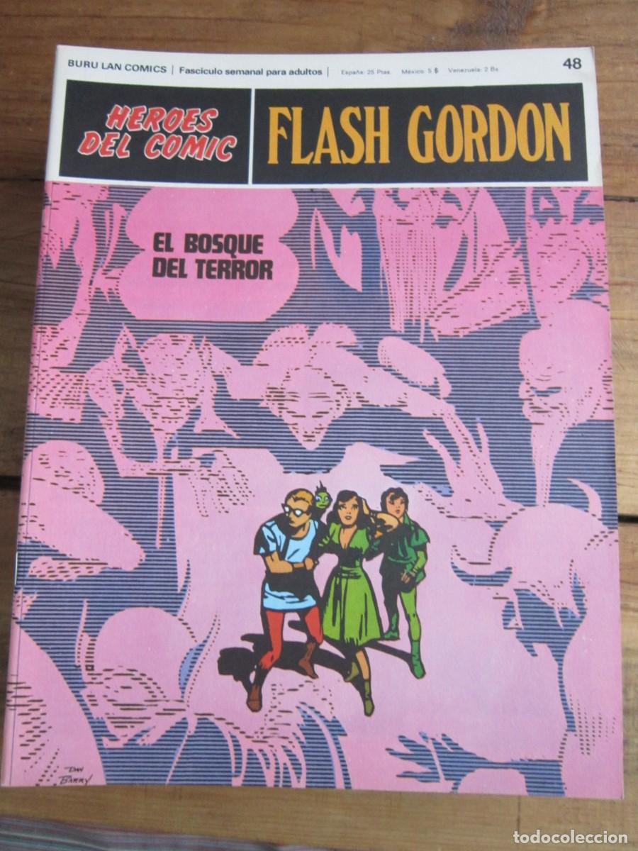 C&oacute;mics: FLASH GORDON N&ordm; 48. EL BOSQUE DEL TERROR. HEROES DEL COMIC BURU LAN. EXCELENTE - Foto 1