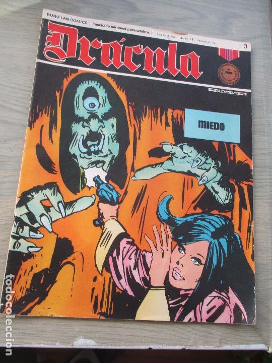 C&oacute;mics: BURU LAN COMICS, DR&Aacute;CULA, N&ordm;. 3-1972 - Foto 1