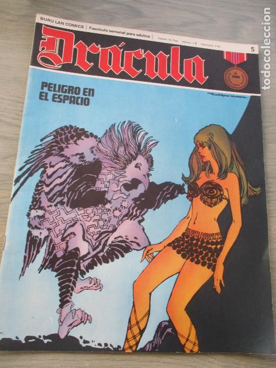 C&oacute;mics: BURU LAN COMICS, DR&Aacute;CULA, N&ordm;. 5-1972 - Foto 1