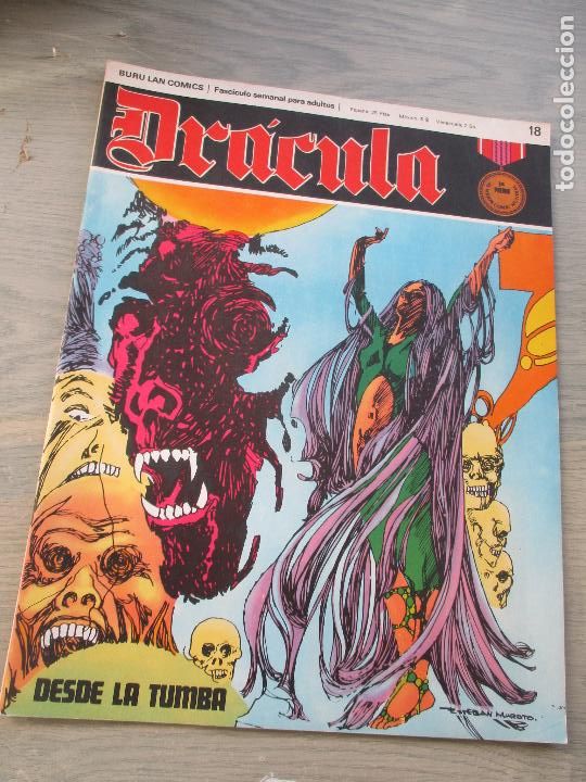 C&oacute;mics: BURU LAN COMICS, DR&Aacute;CULA, N&ordm;. 18 -1972 - Foto 1