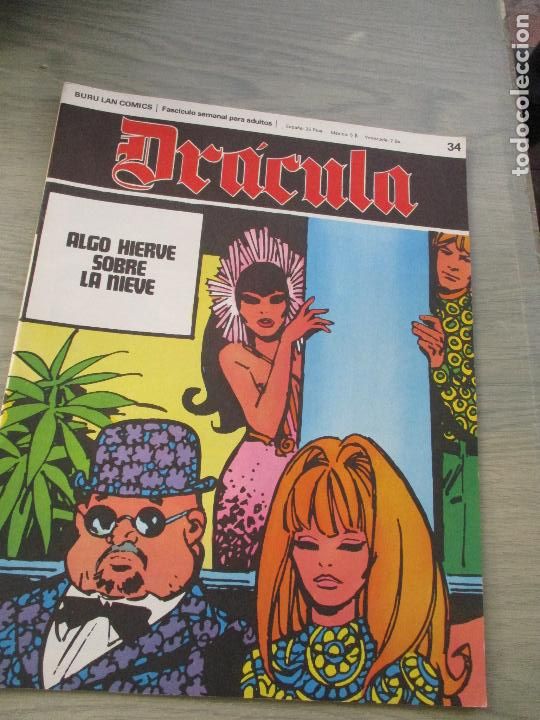 C&oacute;mics: BURU LAN COMICS, DR&Aacute;CULA, N&ordm;. 34 -1972 - Foto 1