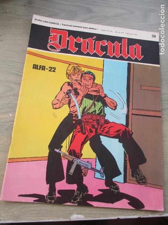 C&oacute;mics: BURU LAN COMICS, DR&Aacute;CULA, N&ordm;. 39 -1972 - Foto 1