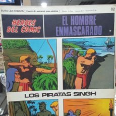 Cómics: EL HOMBRE ENMASCARADO. Nº 2 LOS PIRATAS SINGH. BURU LAN EDICIONES, 1972