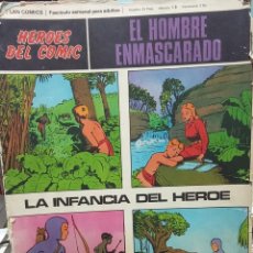 Cómics: EL HOMBRE ENMASCARADO. Nº 1 LA INFANCIA DEL HÉROE. BURU LAN EDICIONES, 1972