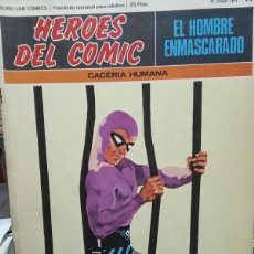 Cómics: EL HOMBRE ENMASCARADO. Nº 17 CACERÍA HUMANA. BURU LAN EDICIONES, 1971