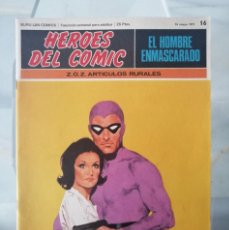 Cómics: EL HOMBRE ENMASCARADO Nº 16 - Z.O.Z. ARTÍCULOS RURALES - BURU LAN 1971 ''BUEN ESTADO''