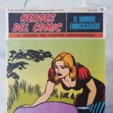 Cómics: EL HOMBRE ENMASCARADO Nº 21 - EL TESORO DEL HOMBRE ENMASCARADO - BURU LAN 1971 ''BUEN ESTADO''