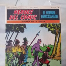 Cómics: EL HOMBRE ENMASCARADO Nº 24 - GUERRA EN LA SELVA - BURU LAN 1971 ''BUEN ESTADO''