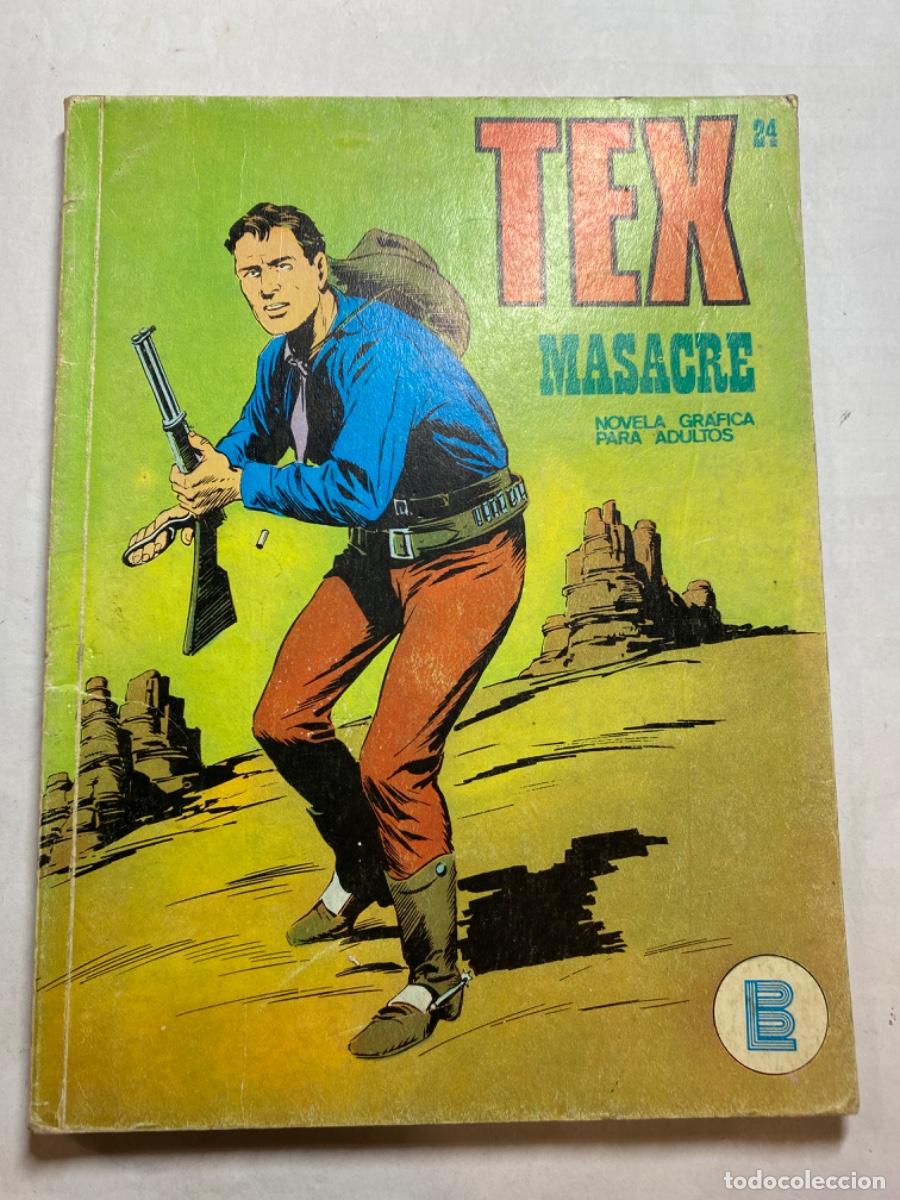 C&oacute;mics: TEX.24 MASACRE. BURU LAN. ARALDO 1971 - Foto 1