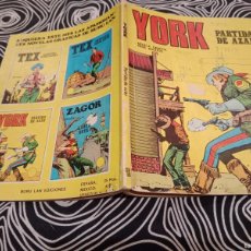 Cómics: YORK Nº 6 PARTIDA DE AZAR -EDICIONES BURULAN 1971 - ULTIMO NUMERO