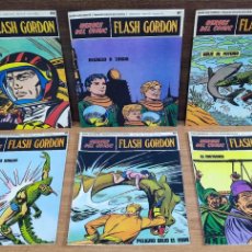 Cómics: FLASH GORDON / HEROES DEL COMIC - 6 NUMEROS: 6 38 56 64 67 Y 106 - EDITORIAL BURULAN 1972.