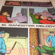 Cómics: EL HOMBRE ENMASCARADO 36 EL GANGSTER MELODY,(DE 96),.BURU LAN,1971
