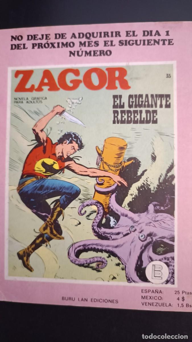 C&oacute;mics: ZAGOR BURU LAN N&Uacute;MERO 34 - Foto 2