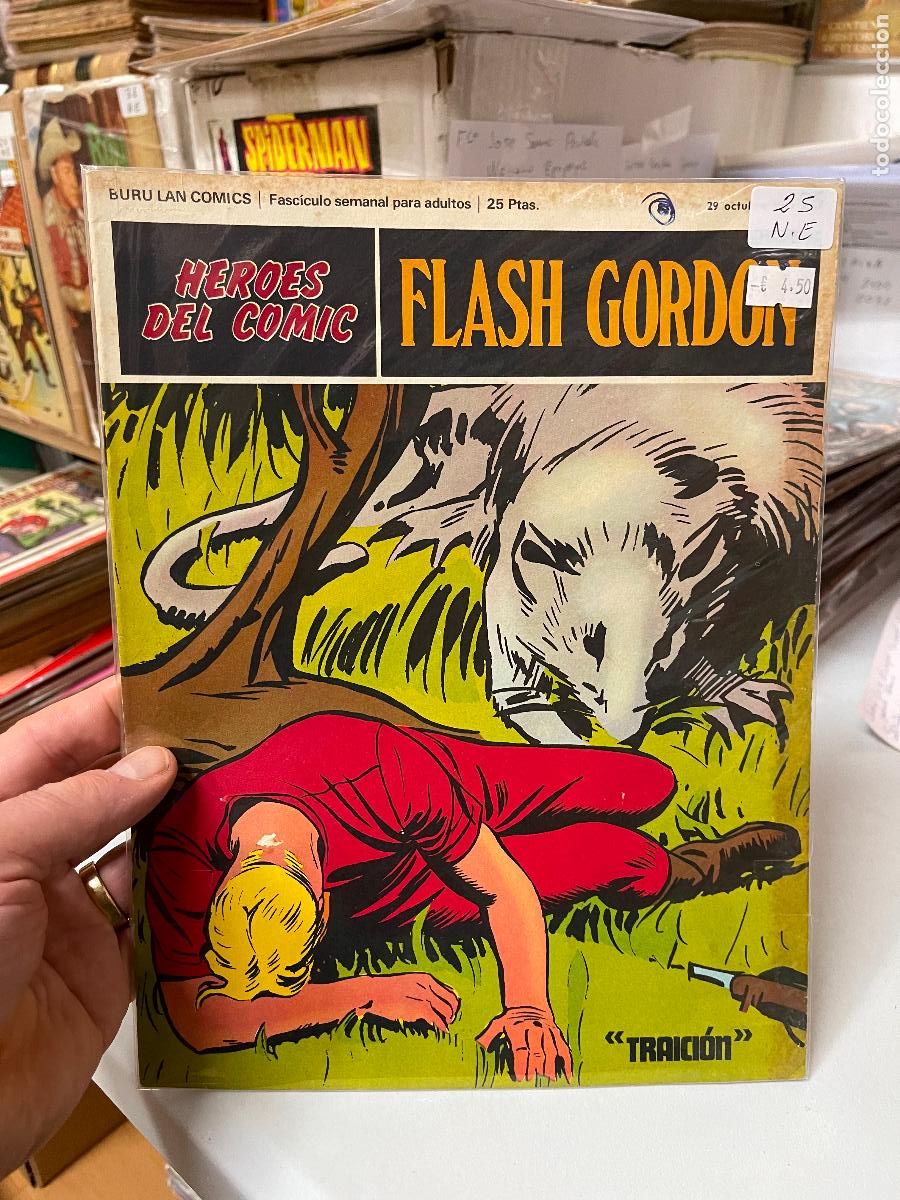 C&oacute;mics: BURULAN HEROES DEL COMIC FLASH GORDON NUMERO 25 NORMAL ESTADO - Foto 1