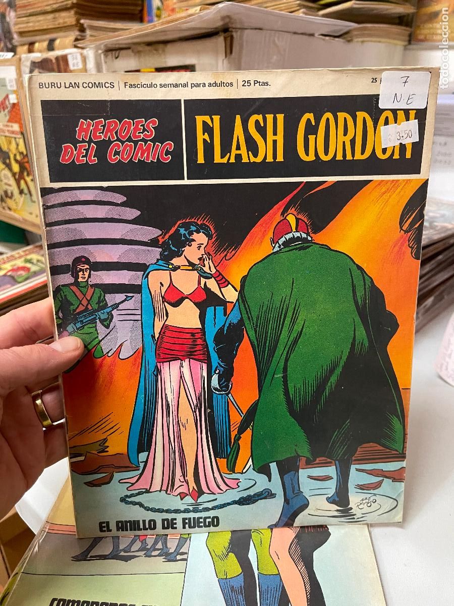 C&oacute;mics: BURULAN HEROES DEL COMIC FLASH GORDON NUMERO 7 NORMAL ESTADO - Foto 1