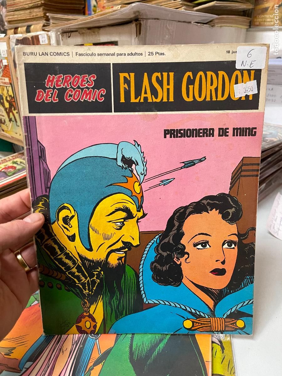 C&oacute;mics: BURULAN HEROES DEL COMIC FLASH GORDON NUMERO 6 NORMAL ESTADO - Foto 1