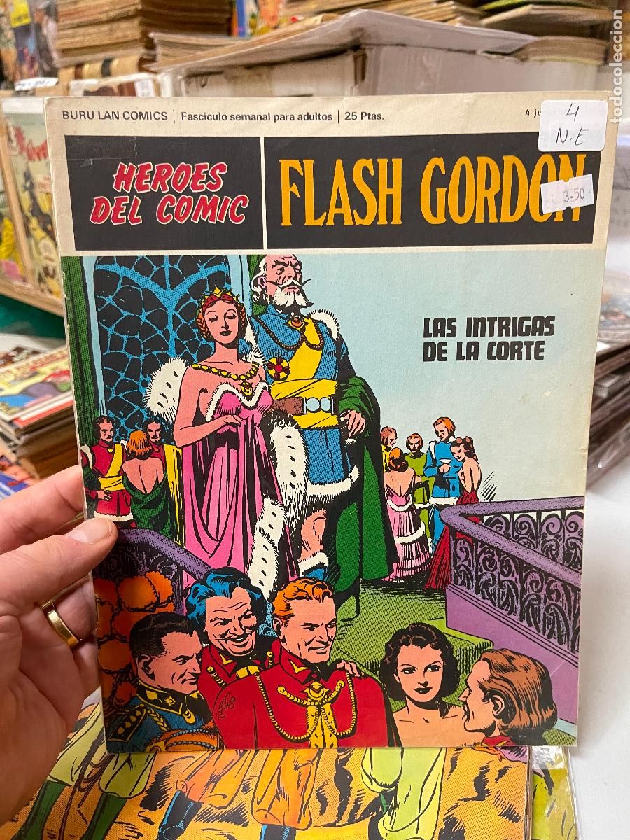 C&oacute;mics: BURULAN HEROES DEL COMIC FLASH GORDON NUMERO 4 NORMAL ESTADO - Foto 1