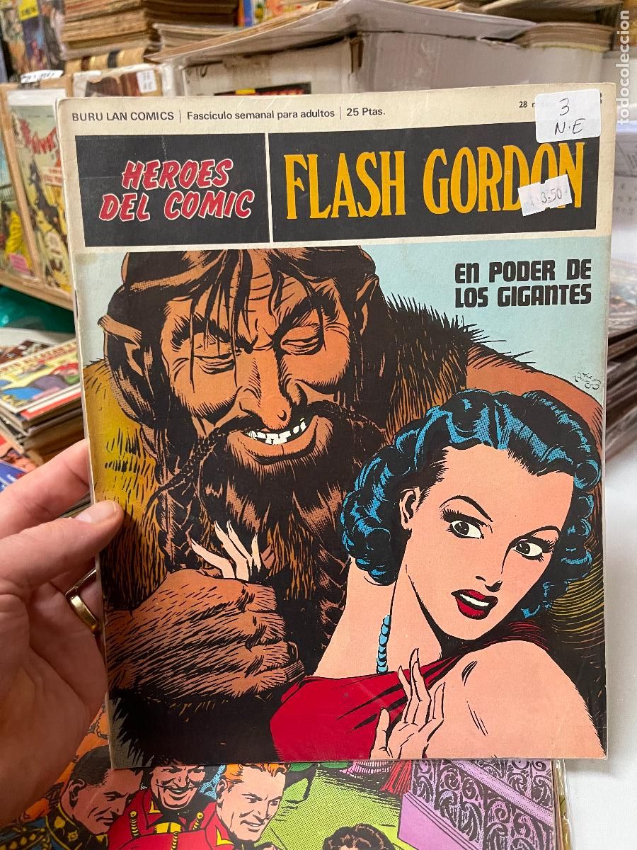 C&oacute;mics: BURULAN HEROES DEL COMIC FLASH GORDON NUMERO 3 NORMAL ESTADO - Foto 1