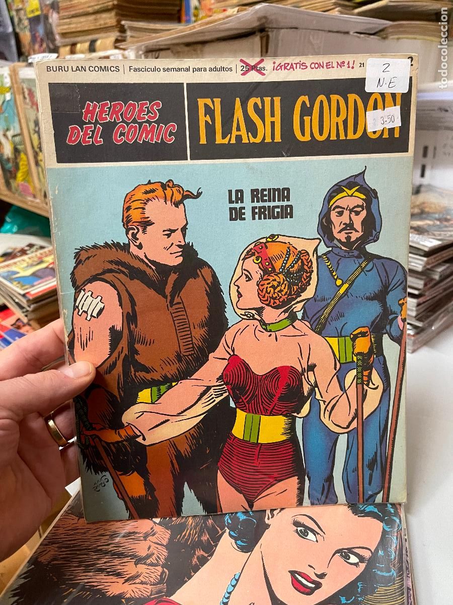 C&oacute;mics: BURULAN HEROES DEL COMIC FLASH GORDON NUMERO 2 NORMAL ESTADO - Foto 1