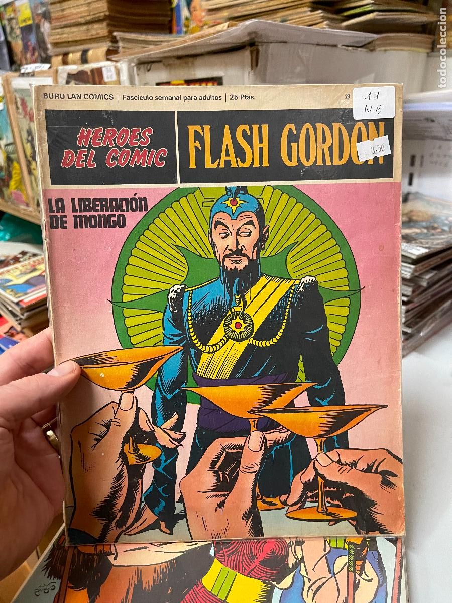C&oacute;mics: BURULAN HEROES DEL COMIC FLASH GORDON NUMERO 11 NORMAL ESTADO - Foto 1