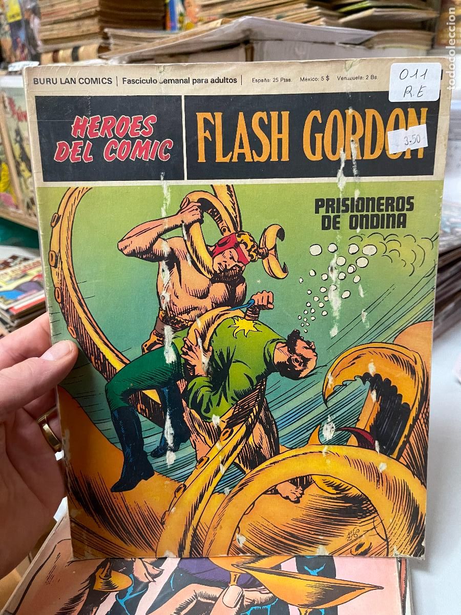 C&oacute;mics: BURULAN HEROES DEL COMIC FLASH GORDON NUMERO 011 NORMAL ESTADO - Foto 1