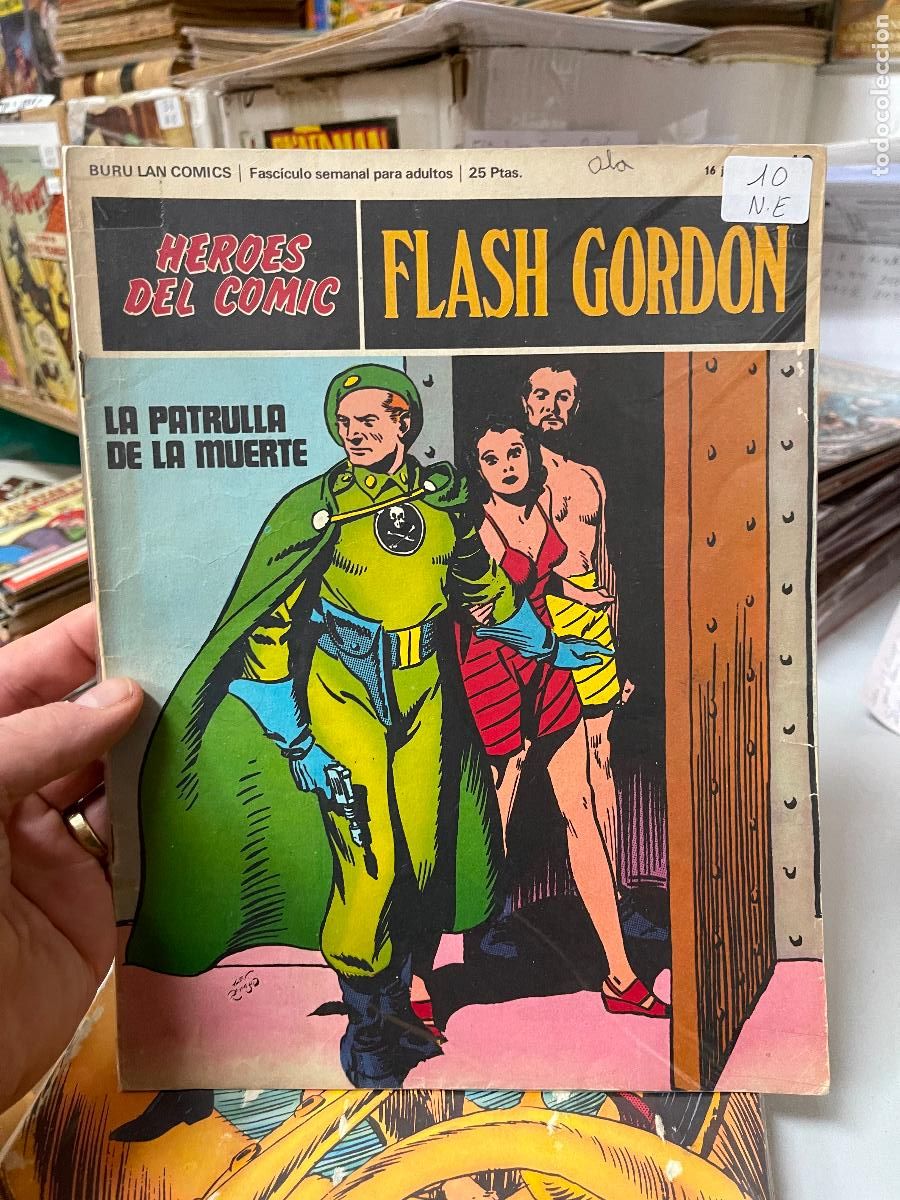 C&oacute;mics: BURULAN HEROES DEL COMIC FLASH GORDON NUMERO 10 NORMAL ESTADO - Foto 1