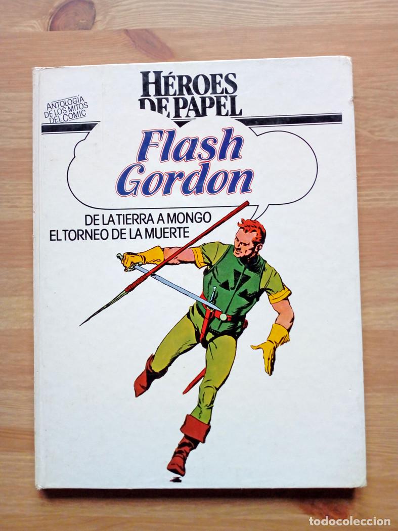 C&oacute;mics: FLASH GORDON. HEROES DE PAPEL. DE LA TIERRA A MONGO. 1984 - Foto 1