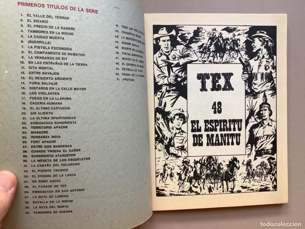 C&oacute;mics: TEX 48 EL ESP&Iacute;RITU DE MANITU EXCELENTE ESTADO - Foto 2