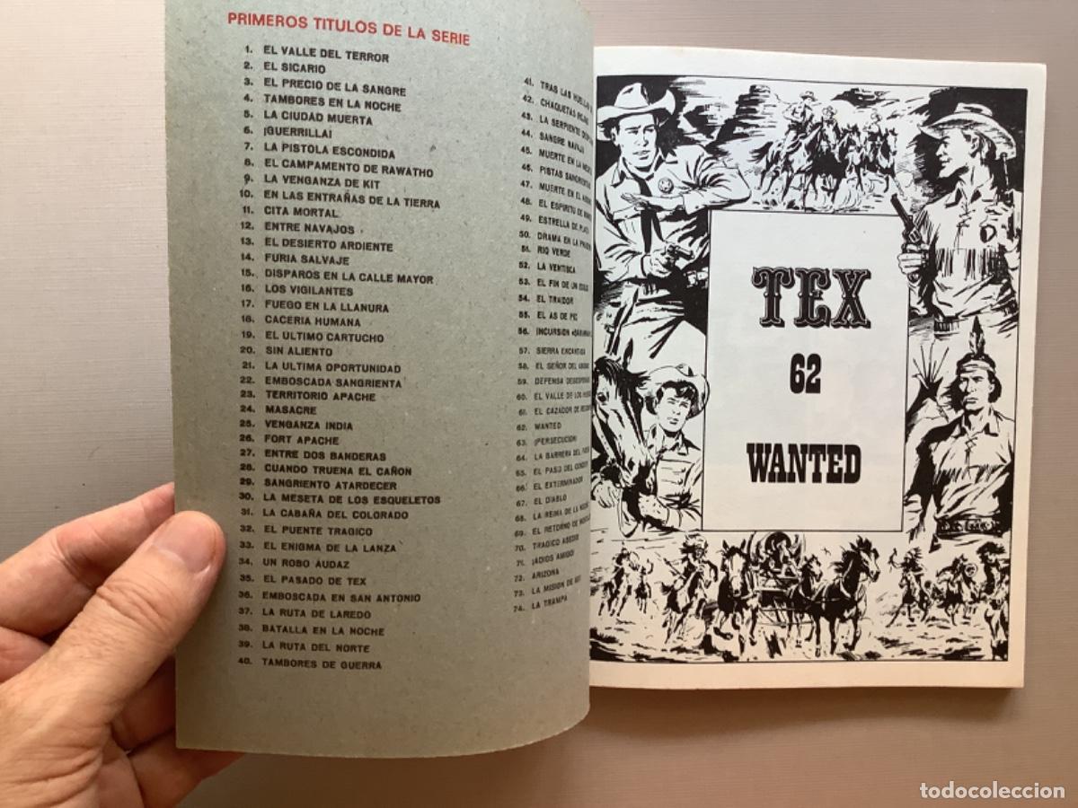 C&oacute;mics: TEX 62 WANTED EXCELENTE ESTADO - Foto 2