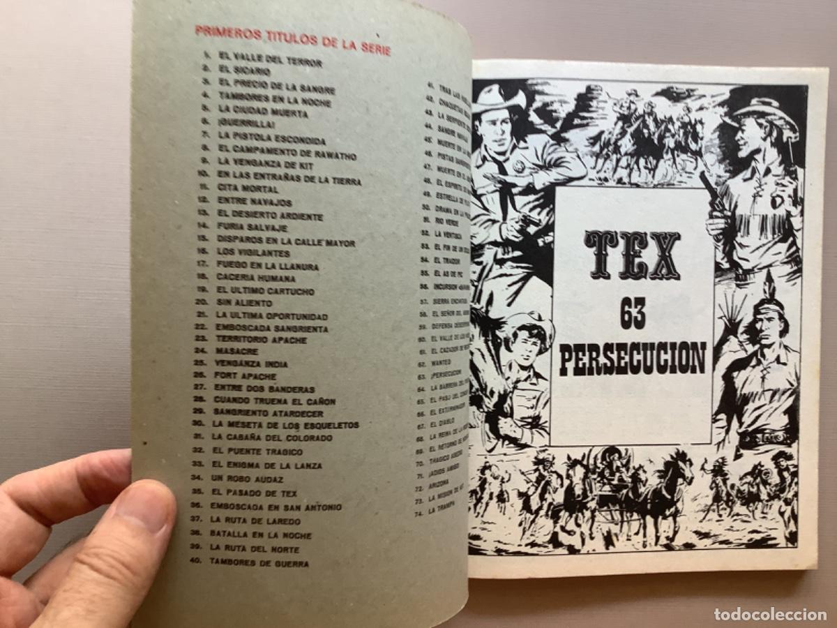 C&oacute;mics: TEX 63 PERSECUCI&Oacute;N EXCELENTE ESTADO - Foto 2