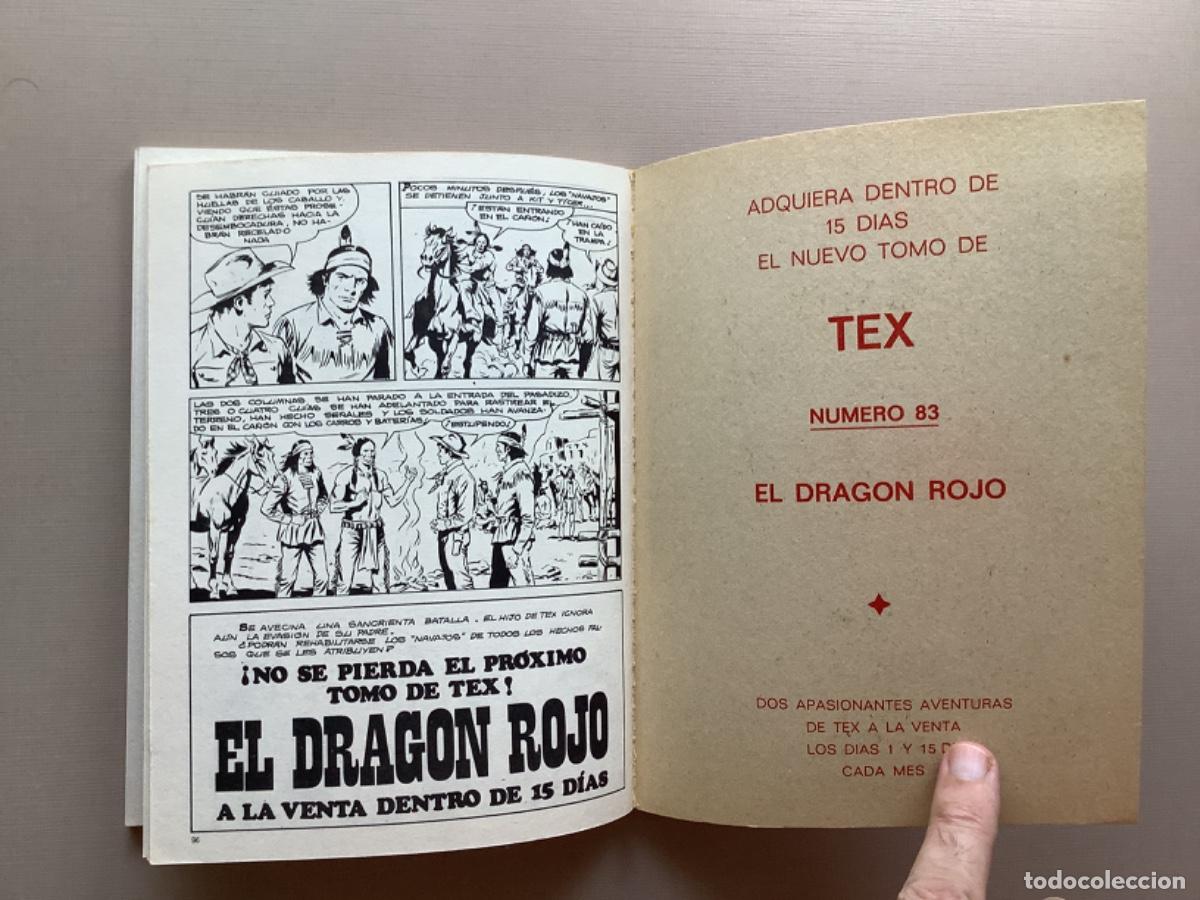 C&oacute;mics: TEX 82 LA FUGA DE TEX EXCELENTE ESTADO - Foto 4