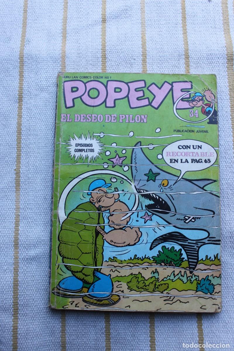 C&oacute;mics: POPEYE N&ordm; 34 ; EL DESEO DE PILON . BURU LAN - Foto 1