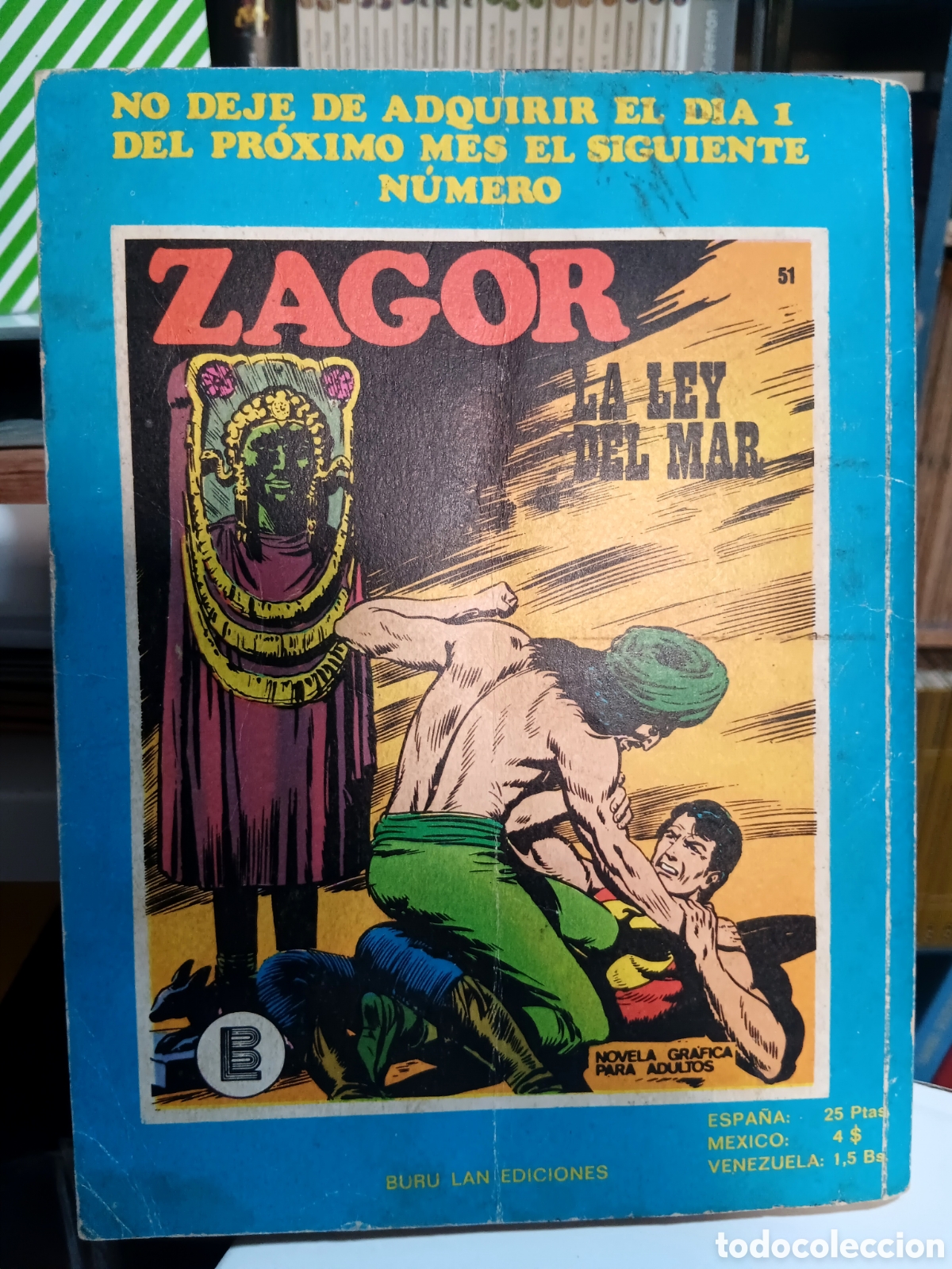 C&oacute;mics: TEBEOS-COMICS CANDY ● ZAGOR 50 ● BURULAN ● AA99 X0224 ● - Foto 2
