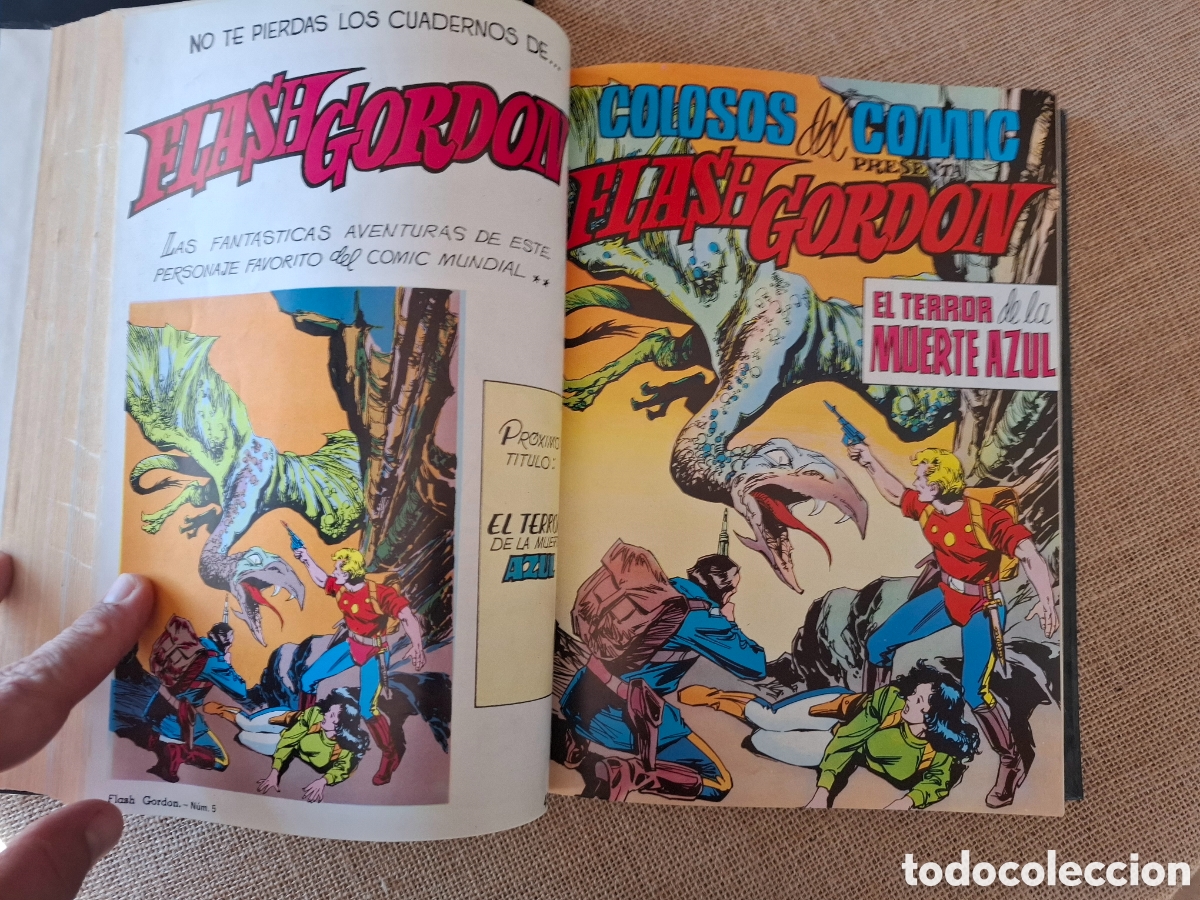 C&oacute;mics: Dos libros de c&oacute;mics flash gordon encuadernados. Cap&iacute;tulos del 1 al 30 - Foto 8
