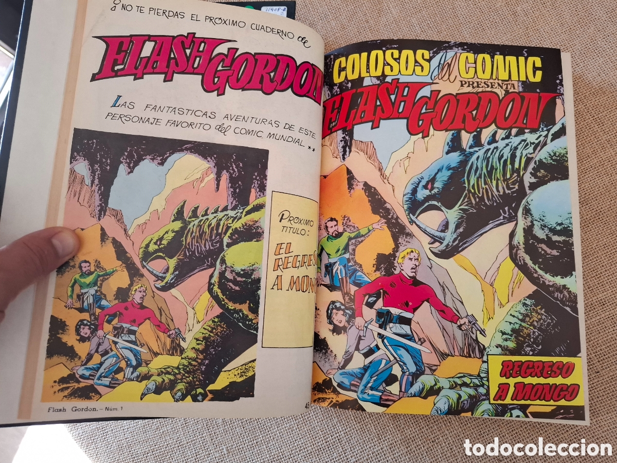 C&oacute;mics: Dos libros de c&oacute;mics flash gordon encuadernados. Cap&iacute;tulos del 1 al 30 - Foto 1