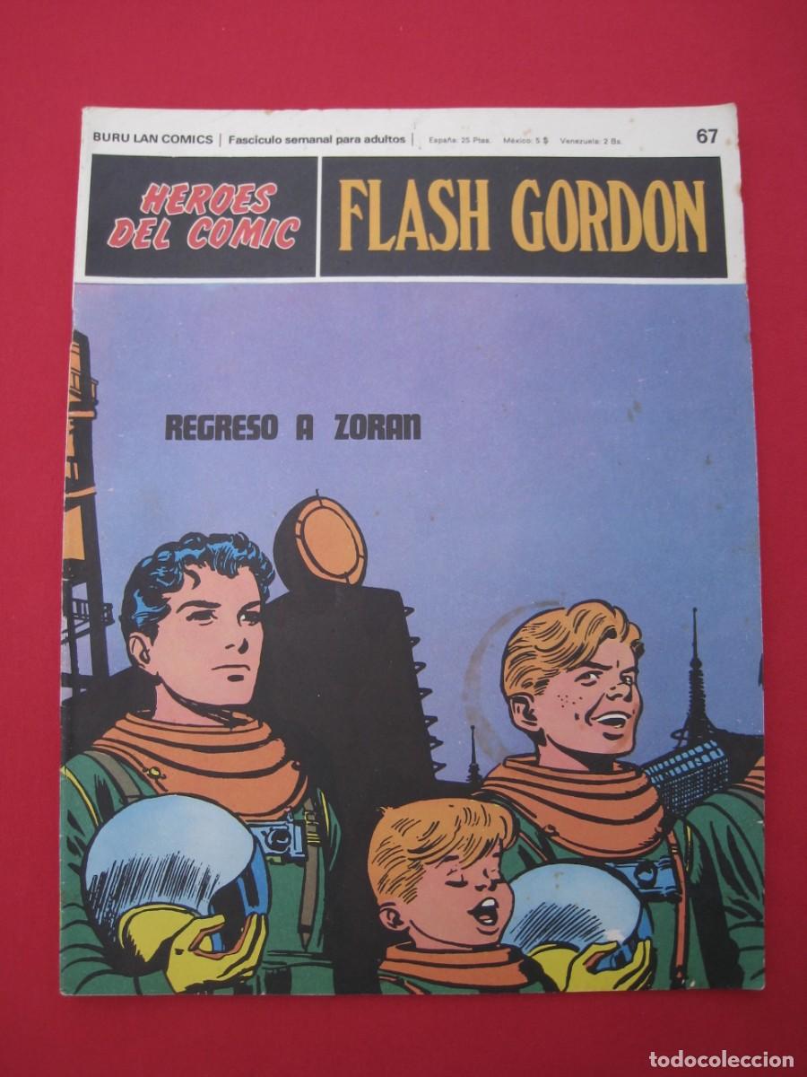 C&oacute;mics: HEROES DEL COMIC - FLASH GORDON - N&ordm; 67 - EDICIONES BURU LAN. - Foto 1