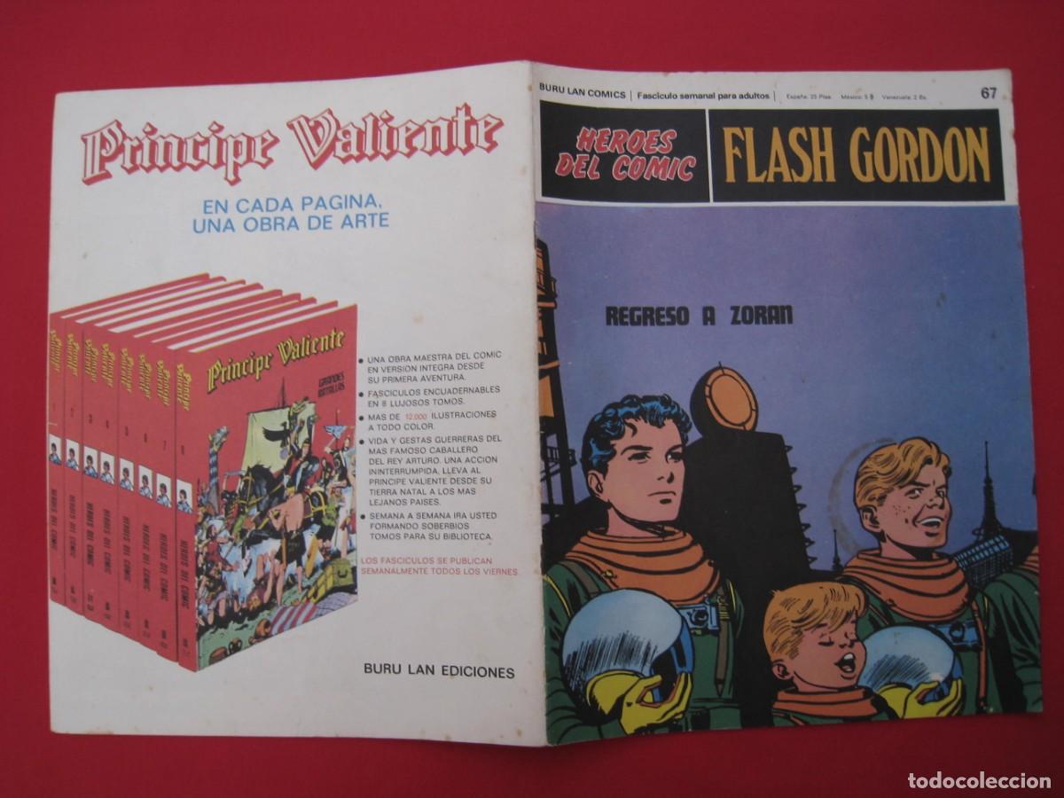 C&oacute;mics: HEROES DEL COMIC - FLASH GORDON - N&ordm; 67 - EDICIONES BURU LAN. - Foto 2