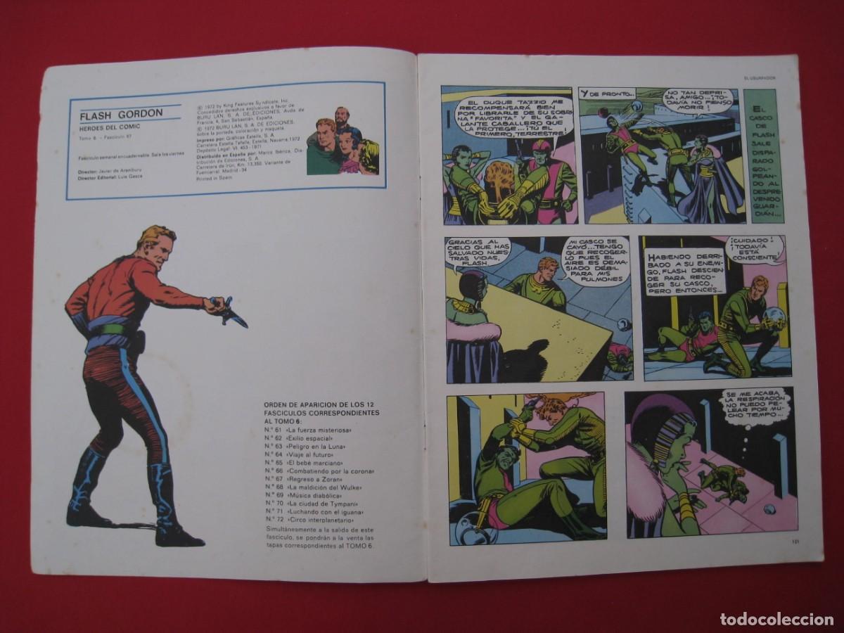 C&oacute;mics: HEROES DEL COMIC - FLASH GORDON - N&ordm; 67 - EDICIONES BURU LAN. - Foto 6