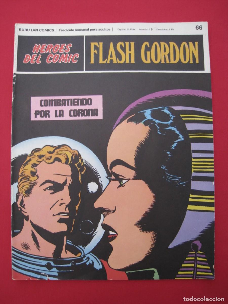 C&oacute;mics: HEROES DEL COMIC - FLASH GORDON - N&ordm; 66 - EDICIONES BURU LAN. - Foto 1