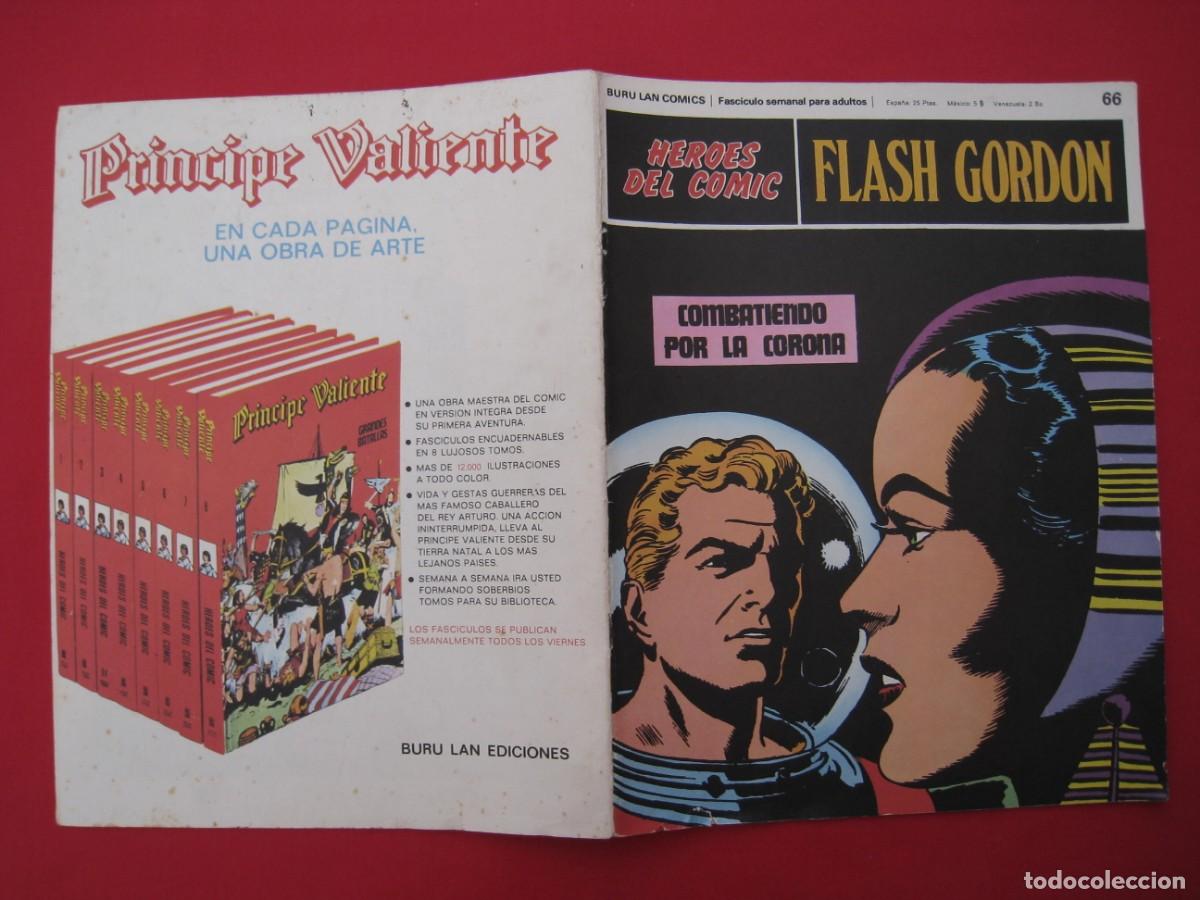 C&oacute;mics: HEROES DEL COMIC - FLASH GORDON - N&ordm; 66 - EDICIONES BURU LAN. - Foto 2