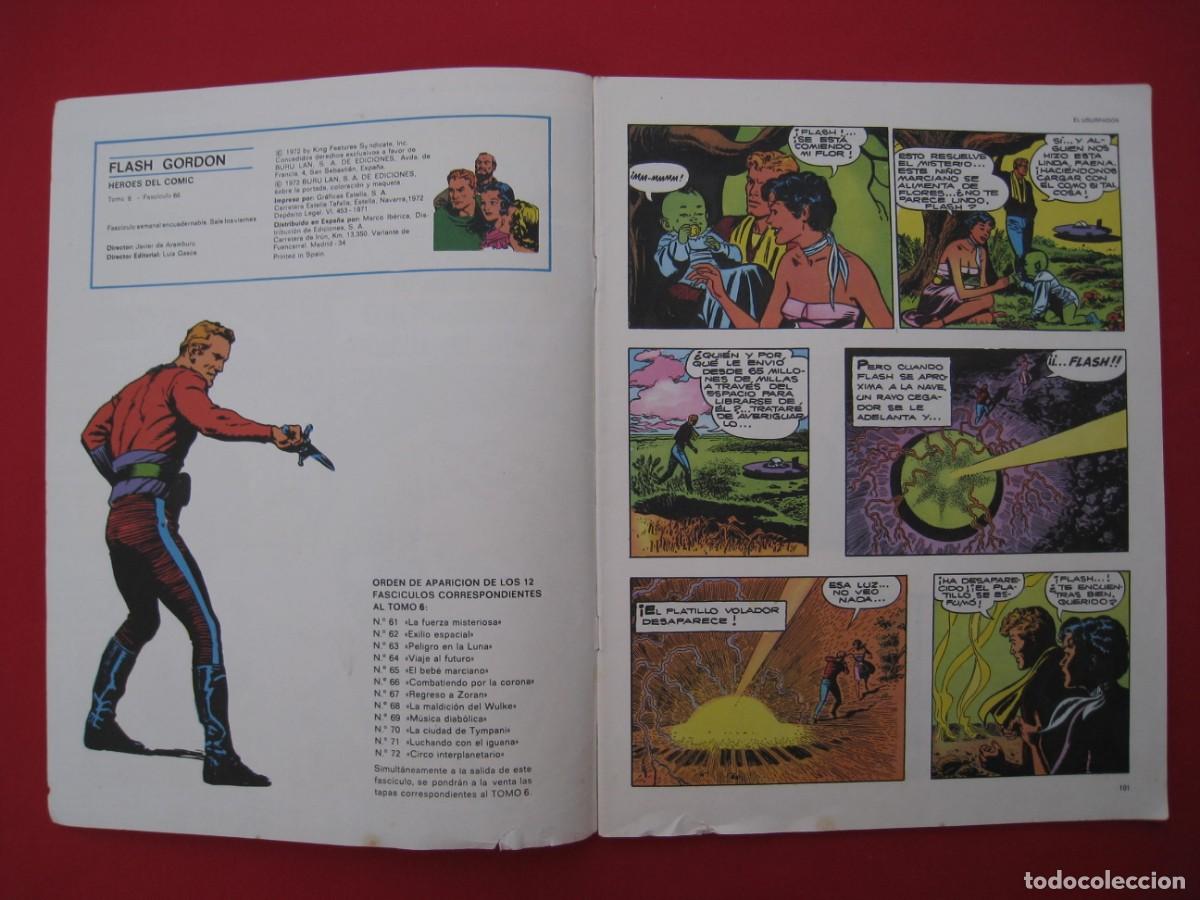 C&oacute;mics: HEROES DEL COMIC - FLASH GORDON - N&ordm; 66 - EDICIONES BURU LAN. - Foto 6
