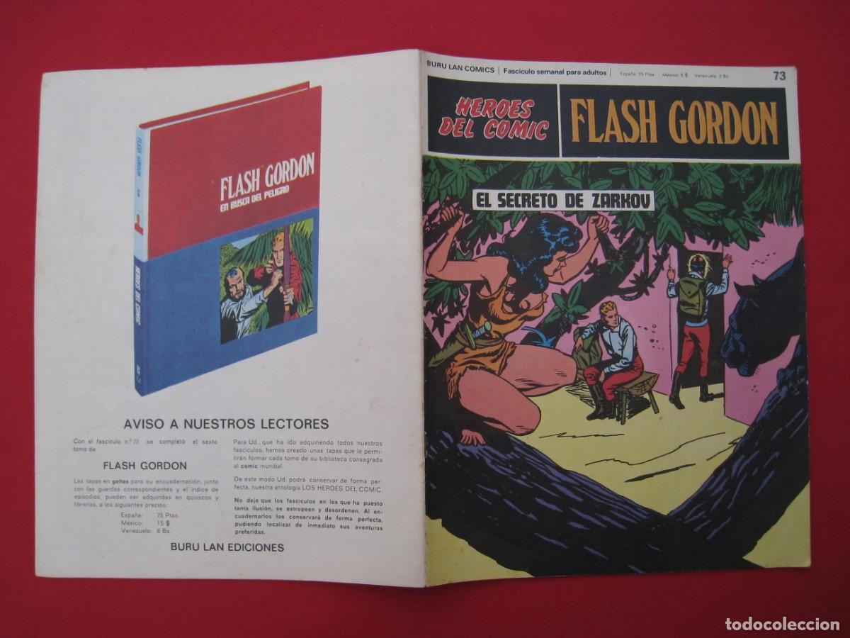 C&oacute;mics: HEROES DEL COMIC - FLASH GORDON - N&ordm; 73 - EDICIONES BURU LAN. - Foto 2
