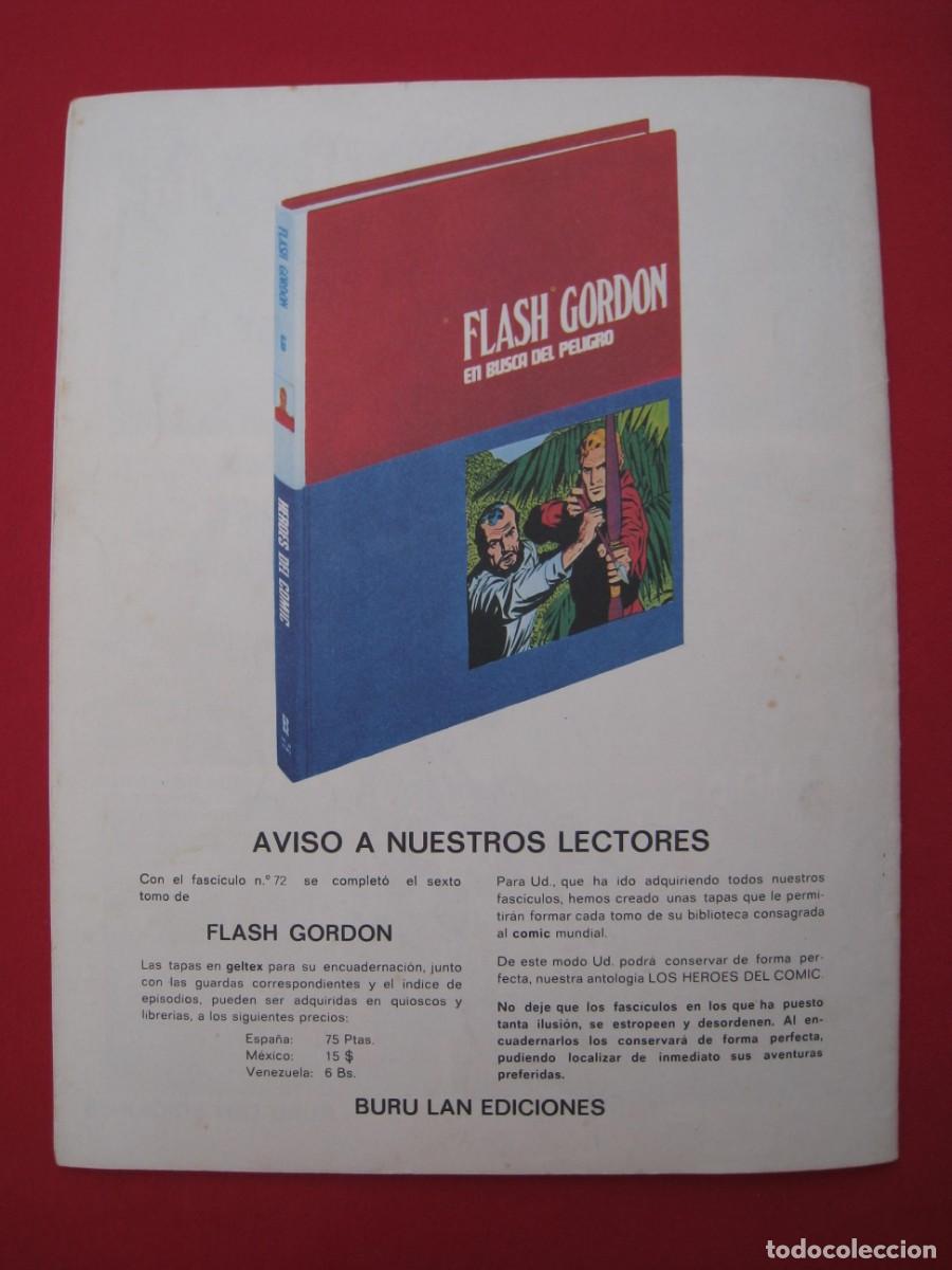 C&oacute;mics: HEROES DEL COMIC - FLASH GORDON - N&ordm; 73 - EDICIONES BURU LAN. - Foto 13