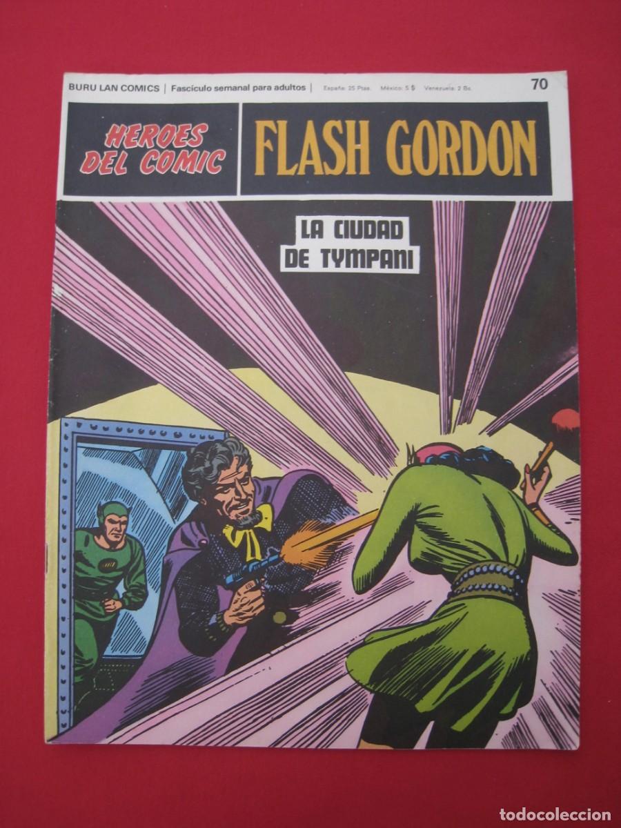 C&oacute;mics: HEROES DEL COMIC - FLASH GORDON - N&ordm; 70 - EDICIONES BURU LAN. - Foto 1