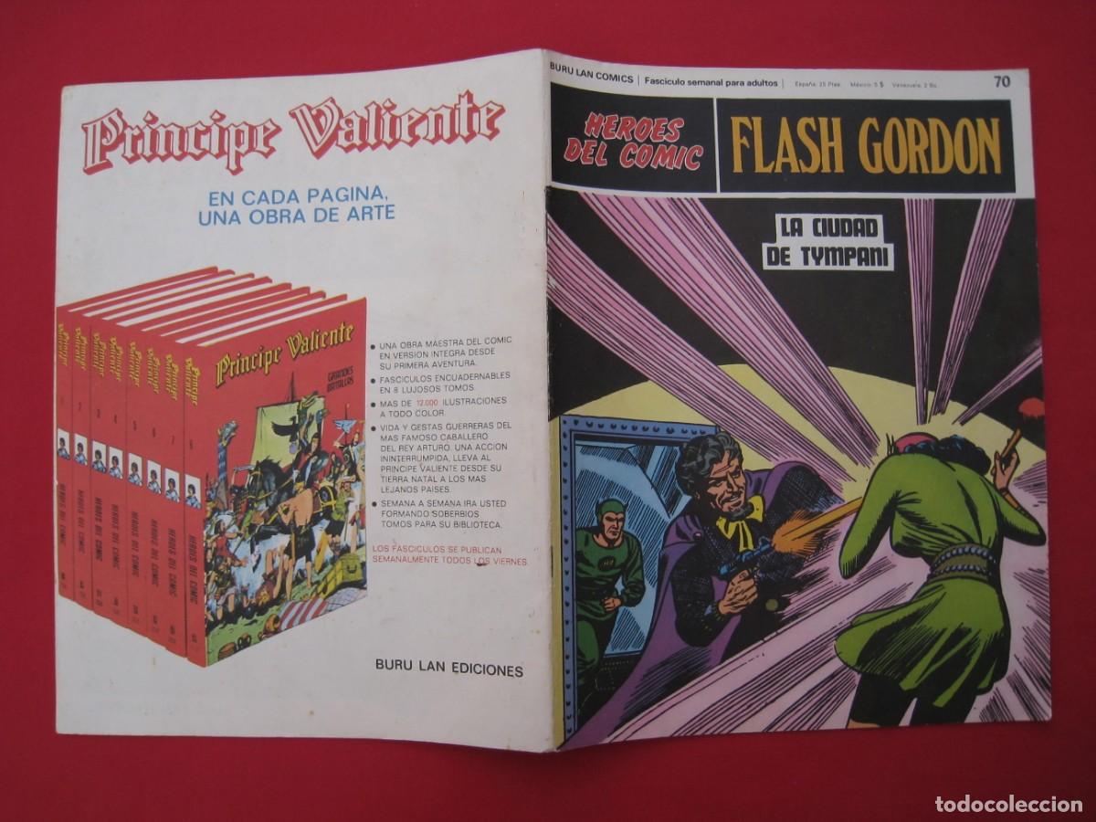 C&oacute;mics: HEROES DEL COMIC - FLASH GORDON - N&ordm; 70 - EDICIONES BURU LAN. - Foto 2