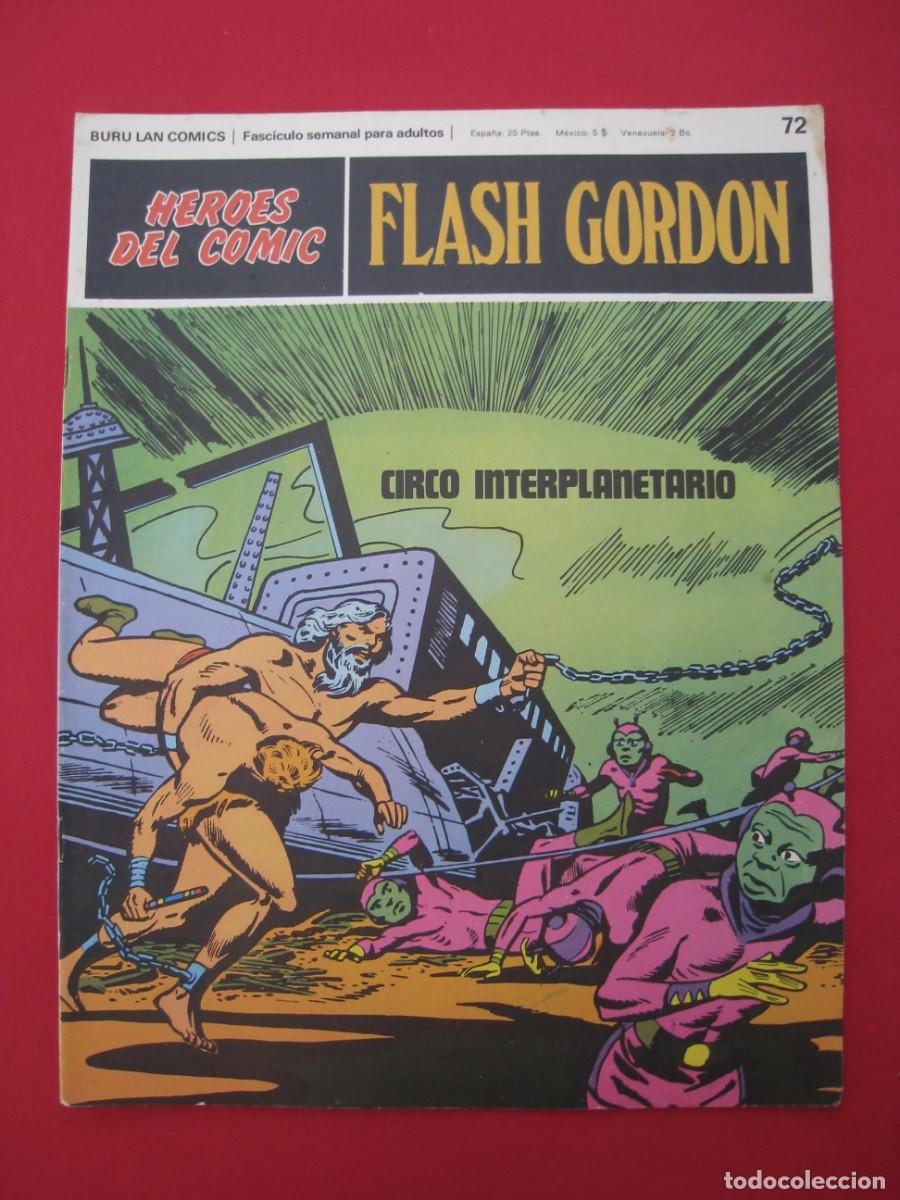 C&oacute;mics: HEROES DEL COMIC - FLASH GORDON - N&ordm; 72 - EDICIONES BURU LAN. - Foto 1